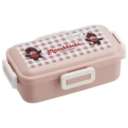 Monchhichi Bento Box posuda za užinu s 4 kopče 530 ml fotografija proizvoda