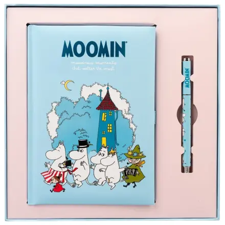 Moomin A5 bilježnica i set olovke fotografija proizvoda