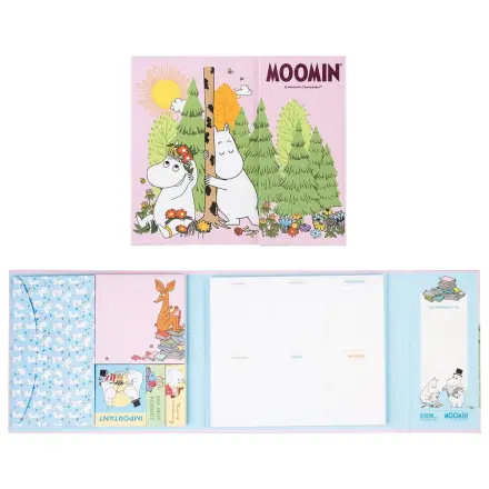 Moomin tjedni planer s ljepljivim bilješkama fotografija proizvoda