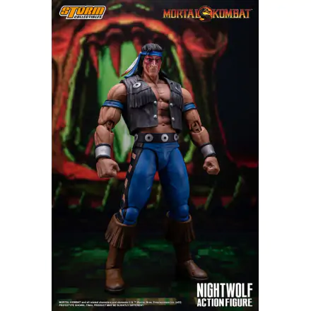 Mortal Kombat akcijska figura 1/12 Nightwolf 18 cm termékfotója