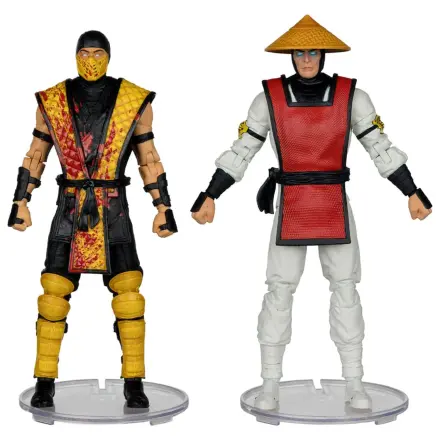 Mortal Kombat akcijske figure 2-pakiranje Scorpion vs. Raiden (Klassics) 18 cm fotografija proizvoda