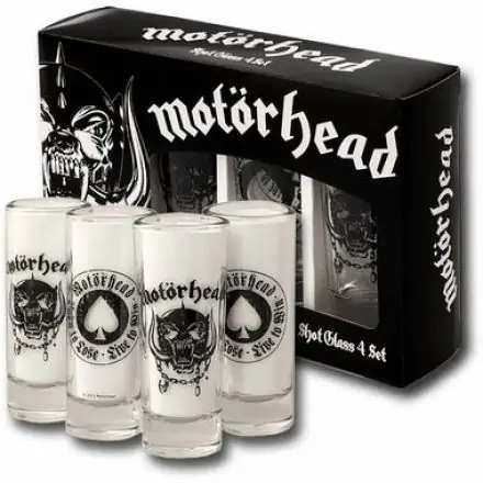 Motörhead Čaša za žestoka pića 4-Pack termékfotója