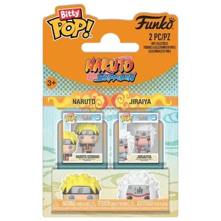 Naruto Bitty Funko POP! Vinyl Figure Set od 2 Naruto i Jiraiya 2 cm fotografija proizvoda