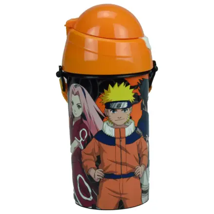 Naruto Fire plastična boca za vodu sa slamkom i vješalicom 500 ml fotografija proizvoda