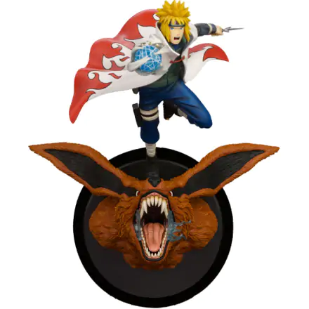 Naruto Shippuden PVC Kip 1/8 Minato Namikaze Vs Nine Tailed Fox 41 cm termékfotója