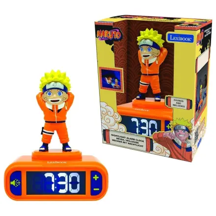 Naruto Shippuden digitalna budilica s 3D noćnim svjetlom fotografija proizvoda