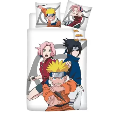 Naruto Shippuden posteljina od polipamuka, navlaka za poplun, krevet 90 cm fotografija proizvoda
