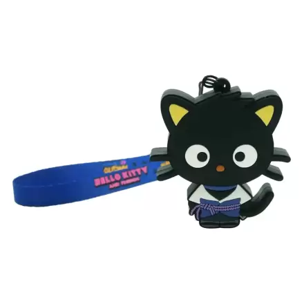 Naruto Shippuden x Hello Kitty PVC privjesak za ključeve Chococat Sasuke termékfotója