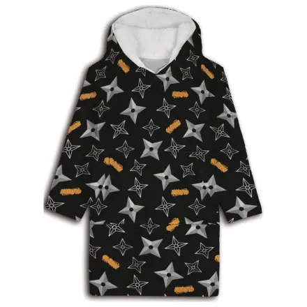 Naruto Shuriken nosiva plišana deka od flisa, poncho 7-14 godina fotografija proizvoda