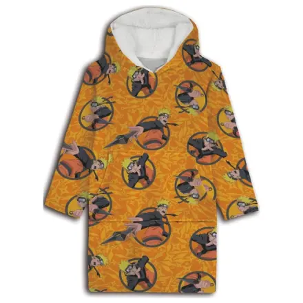 Naruto Shuriken odrasli nosivi plišani flis pokrivač pončo fotografija proizvoda