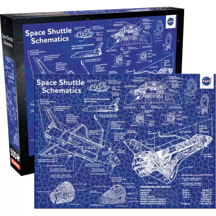 NASA Shuttle Shematska Puzzle (500 komada) termékfotója