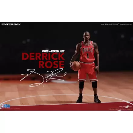 NBA kolekcija Real Masterpiece akcijska figura 1/6 Derrick Rose Limited Retro Edition 30 cm termékfotója