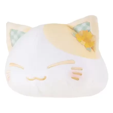 Nemuneko Cat plišana figura silovanje cvijet uzorak dekoracija za uši žuta boja verzija 30 cm fotografija proizvoda