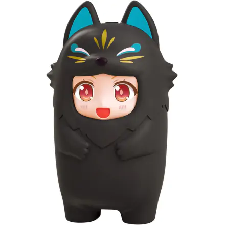 Nendoroid More Kutija za dijelove lica Kigurumi za Nendoroid figure Black Kitsune 10 cm termékfotója