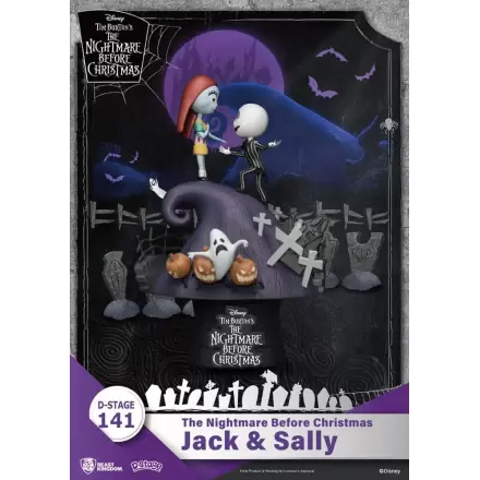 Nightmare before Christmas D-Stage PVC Diorama Jack & Sally 15 cm fotografija proizvoda