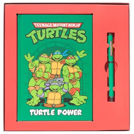Ninja Turtles A5 bilježnica + kemijska olovka fotografija proizvoda