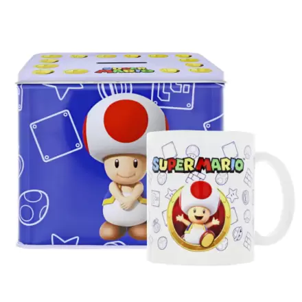 Nintendo Super Mario Bros Žaba Šalica + Kutija za novac set termékfotója