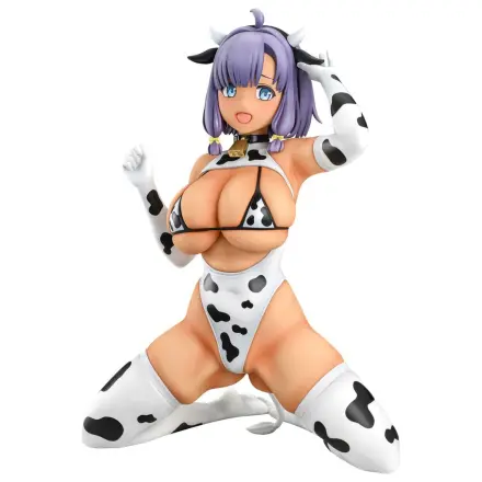 Nukitashi The Animation PVC kipić 1/5 Misaki Hotori Cow print kostim Tanned Ver. 22 cm fotografija proizvoda