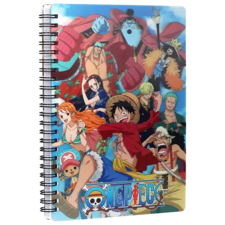 One Piece bilježnica s 3D efektom A5 grupa 5 fotografija proizvoda
