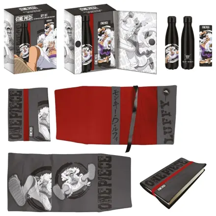 One Piece čelična boca, naljepnica, darovni set korica za knjigu Luffy fotografija proizvoda