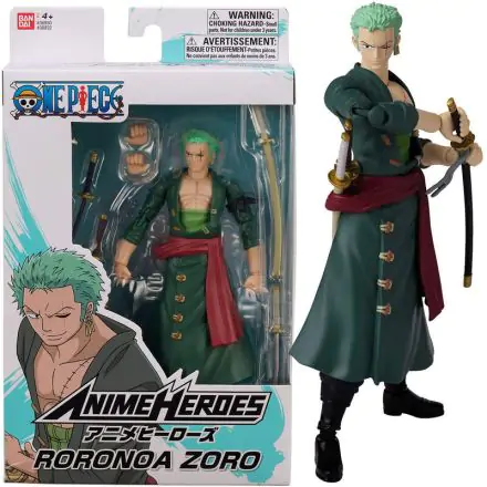One Piece Anime Heroes Monkey Roronoa Zoro figura 17 cm fotografija proizvoda
