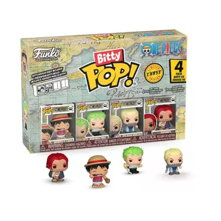 One Piece Bitty Funko POP! vinilna figura 4-paket Luffy fotografija proizvoda
