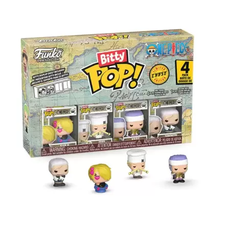 One Piece Bitty Funko POP! vinil figura, pakiranje od 4 Sanji  fotografija proizvoda