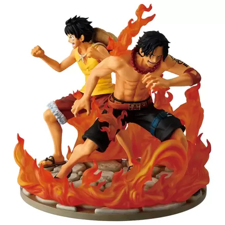 One Piece Dramatic Memories Ace & Luffy Ichibansho figura 15cm fotografija proizvoda