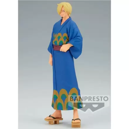 One Piece Grandline Series Wanokuni Yukata Silvers Sanji figura 17 cm termékfotója