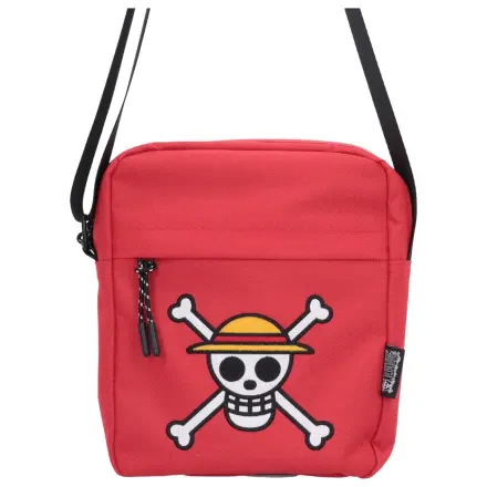 One Piece Crossbody Torba Luffy Jolly Roger (Crvena) 23 cm fotografija proizvoda