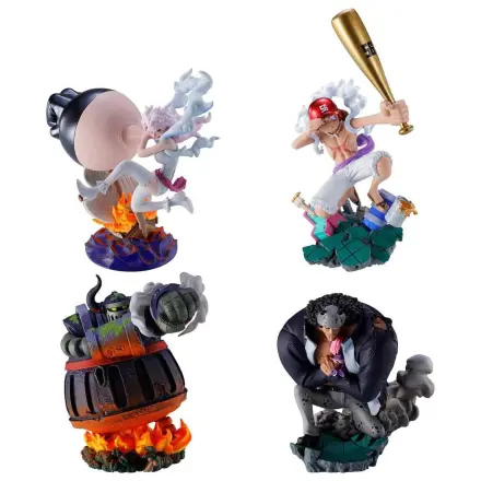 One Piece Logbox Re Birth Egghead Set od 4 Kipića Petitrama 9 cm fotografija proizvoda