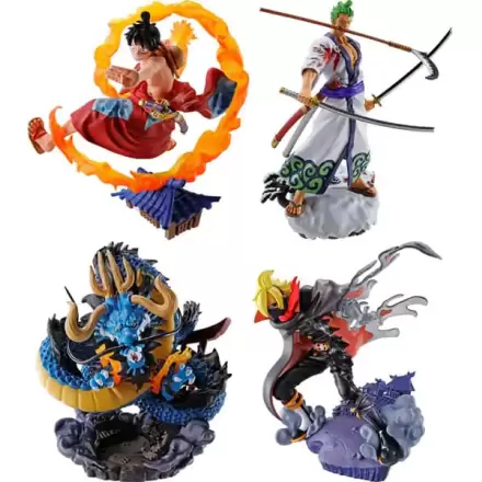 One Piece Petitrama PVC Mini Figura Logbox Re Birth Wano Kuni Vol. 1 Set 9 cm termékfotója