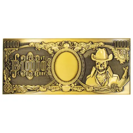 One Piece Replica 10,000 World Berry metalna novčanica 6 x 15 cm fotografija proizvoda
