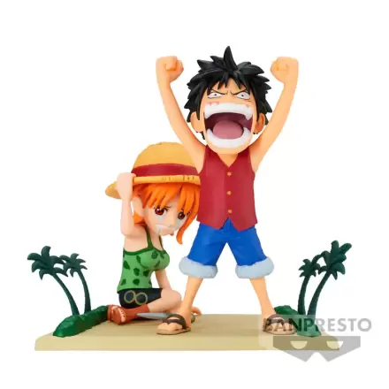 One Piece WCF Log Stories Luffy & Nami figurice 7 cm fotografija proizvoda