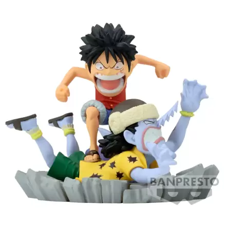 One Piece WCF Log Stories Luffy vs Arlong figura 7 cm termékfotója