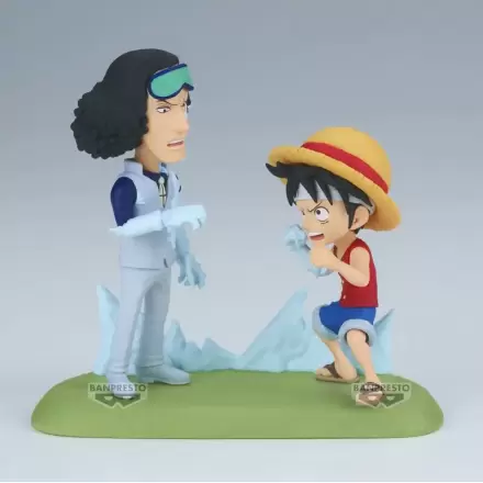 One Piece World Collectable Figure Log Stories Monkey D. Luffy vs Kuzan 9 cm Figurica za sakupljanje termékfotója