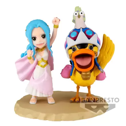 One Piece world collectable Log Series Nefeltari Vivi & Karoo figura 7cm termékfotója