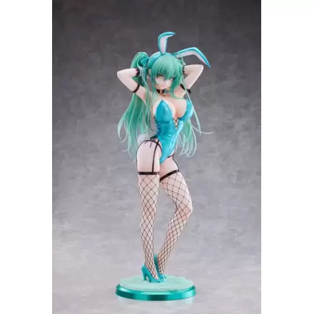 Original Character PVC Kip 1/4 Green Twin Tail Bunny-chan Fishnet Tights Ver. 43 cm termékfotója