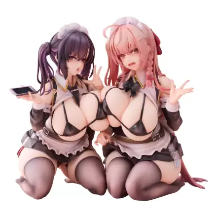 Original Character PVC Figure 1/5 2-Set Koho Miya & Otsuhane Fuwari ilustracija Ninoude 18 cm fotografija proizvoda