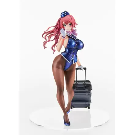 Original Character PVC Kip Tight na Oshigoto Work 3: Cabin Attendant Aya Saionji Antenna Shop Limited Edition 25 cm termékfotója