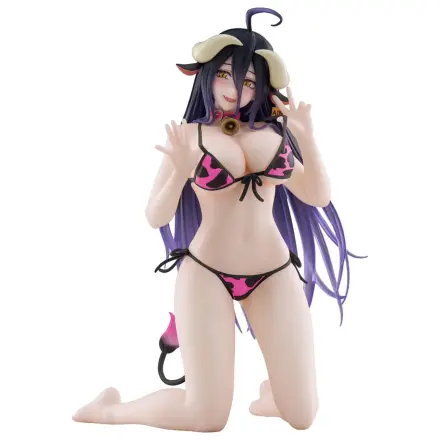 Overlord PVC statua Stolna Slatka figura Albedo kupaći kostim s kravljim uzorkom Ver. Renewal 13 cm fotografija proizvoda