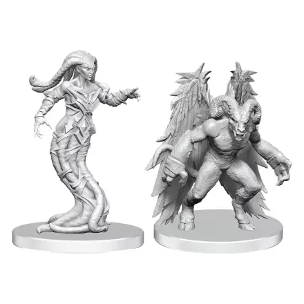 Pathfinder Deep Cuts Neobojene Minijature Gylou (Handmaiden Devil) & Ferrugon (Rust Devil) fotografija proizvoda
