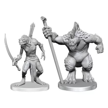 Pathfinder Deep Cuts Neobojene Minijature Xulgath Skirmisher & Stoneliege fotografija proizvoda