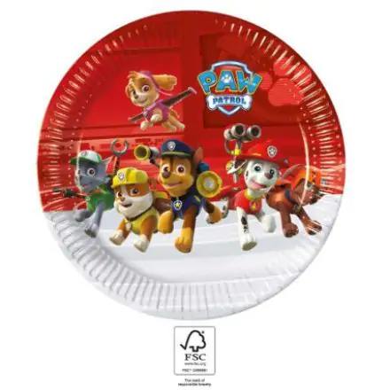 Paw Patrol Ready For Action papirnati tanjuri 8 komada 23 cm FSC fotografija proizvoda