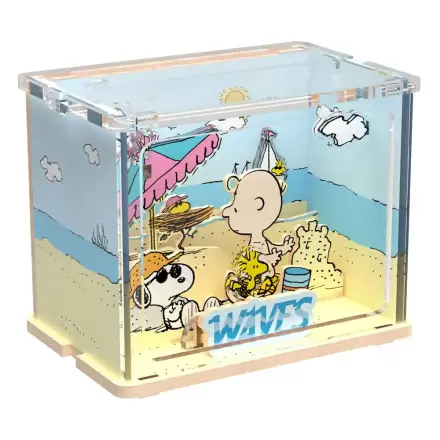 Peanuts Puremind Uradi sam Set za slaganje Mini Scena Chilling at the Beach fotografija proizvoda