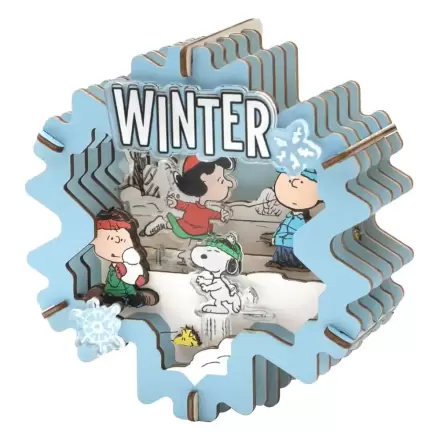 Peanuts Puremind Maketarski komplet Wooden Theater Winter Wonderland fotografija proizvoda