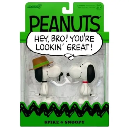 Peanuts ReAction Akcijske Figure 2-Pakiranje Snoopy & Spike 10 cm fotografija proizvoda