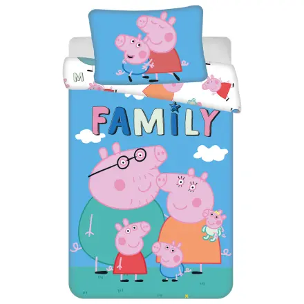 Peppa Pig Big Pig Family dječja, predškolska navlaka za poplun fotografija proizvoda