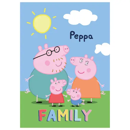 Peppa Pig obitelj flis deka fotografija proizvoda