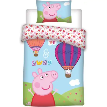 Peppa Pig Dječja navlaka za poplun set 100x135cm, 40x60cm fotografija proizvoda